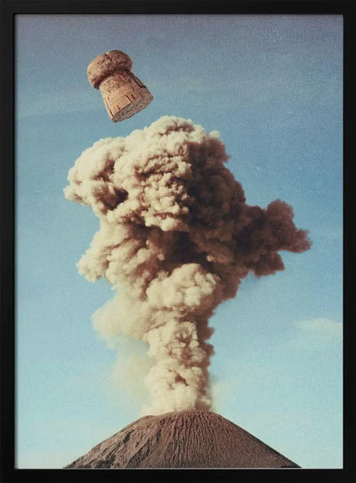 Volcanic Pop - Champagne Party - Stretched Canvas, Poster or Fine Art Print I Heart Wall Art