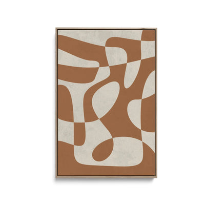 Wabi Sabi Contrast in Beige by Paint It Black Studio - Stretched Canvas Print or Framed Fine Art Print - Artwork I Heart Wall Art Australia 