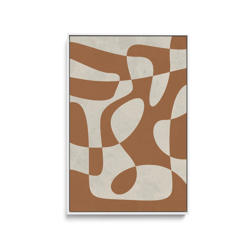 Wabi Sabi Contrast in Beige by Paint It Black Studio - Stretched Canvas Print or Framed Fine Art Print - Artwork I Heart Wall Art Australia 