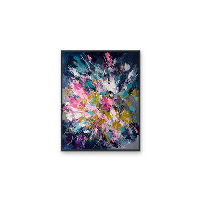 When Colour Came - Abstract Colourful Stretched Canvas, Wall Art Print I Heart Wall Art