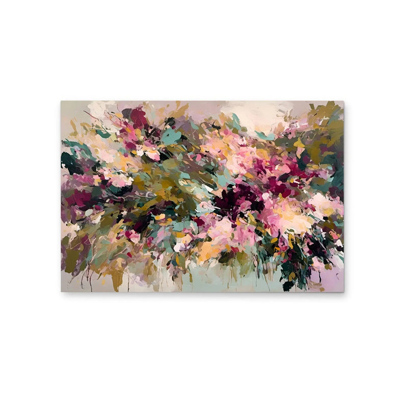 Wild Acres - Floral Abstract  Stretched Canvas Print or Framed Fine Art Print - Artwork I Heart Wall Art Australia