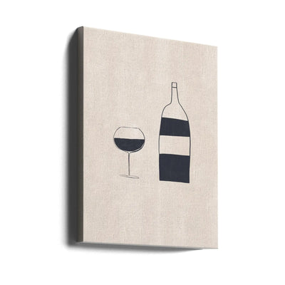 Wine - Stretched Canvas, Poster or Fine Art Print I Heart Wall Art