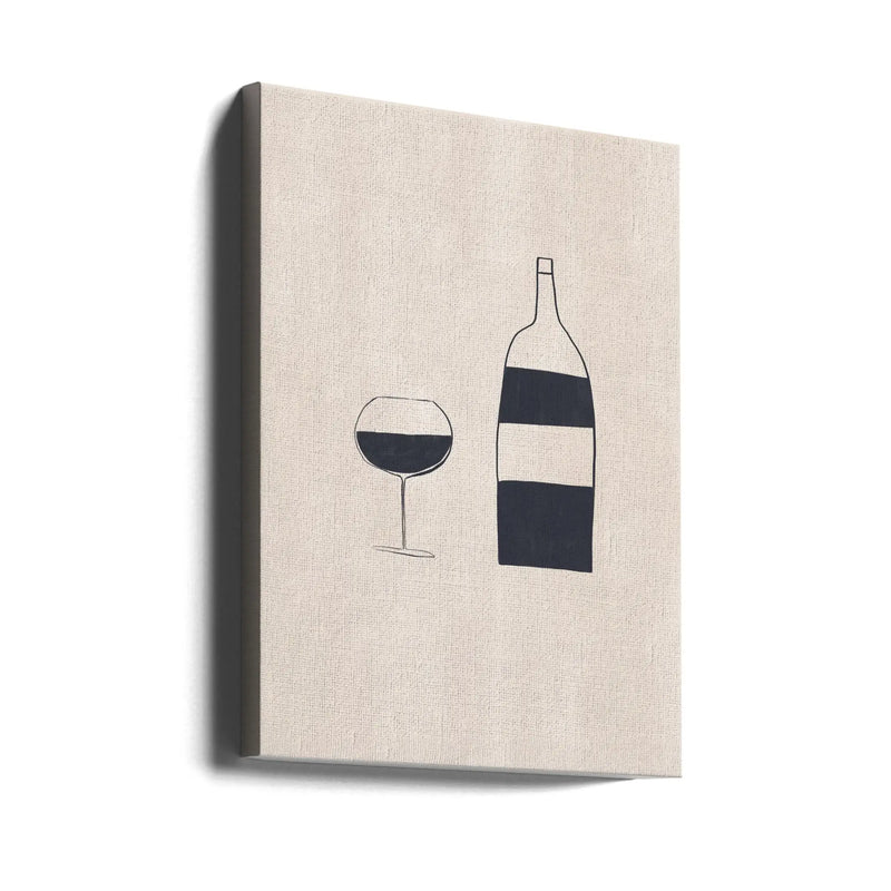 Wine - Stretched Canvas, Poster or Fine Art Print I Heart Wall Art