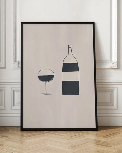 Wine - Stretched Canvas, Poster or Fine Art Print I Heart Wall Art