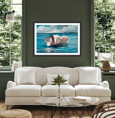 The Water Fan By Winslow Homer - Vintage American Art Print (Copy) I Heart Wall Art Australia