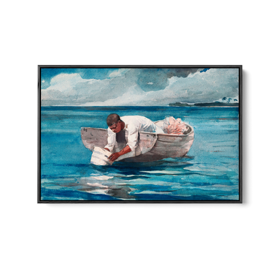 The Water Fan By Winslow Homer - Vintage American Art Print (Copy) I Heart Wall Art Australia