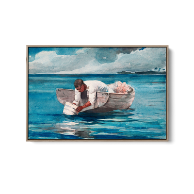 The Water Fan By Winslow Homer - Vintage American Art Print (Copy) I Heart Wall Art Australia