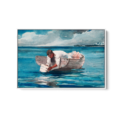 The Water Fan By Winslow Homer - Vintage American Art Print (Copy) I Heart Wall Art Australia