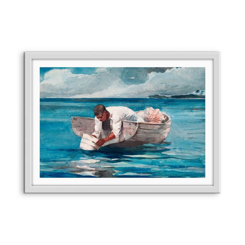 The Water Fan By Winslow Homer - Vintage American Art Print (Copy) I Heart Wall Art Australia