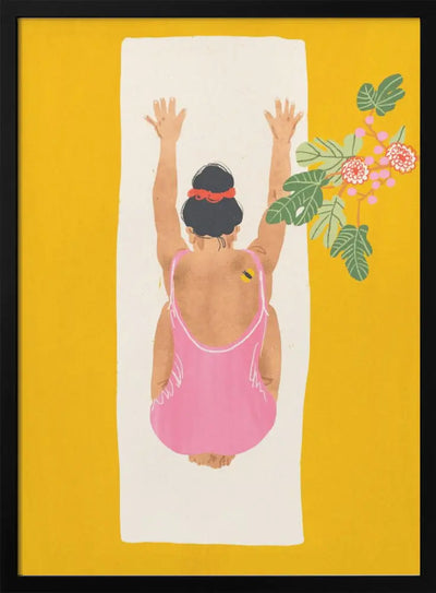 Yoga Time - Stretched Canvas, Poster or Fine Art Print I Heart Wall Art