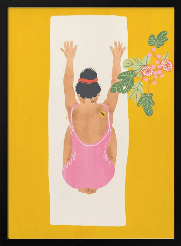 Yoga Time - Stretched Canvas, Poster or Fine Art Print I Heart Wall Art