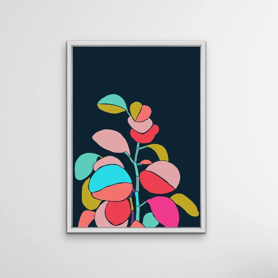 A Botanical Rainbow / Print One - Colourful Jungle Canvas or Art Print Set - I Heart Wall Art - Poster Print, Canvas Print or Framed Art Print