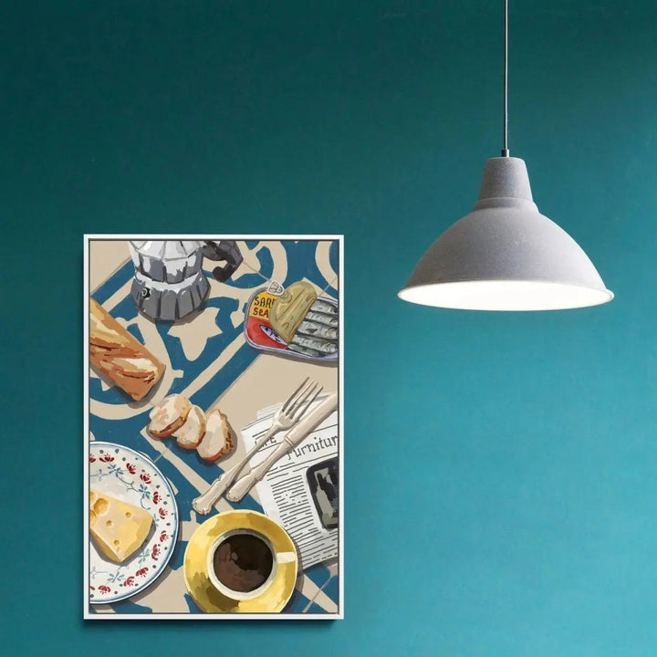 A Bunch of Brunch - Contemporary Still Life Art - Stretched Canvas Print or Framed Fine Art Print - Artwork - I Heart Wall Art - Poster Print, Canvas Print or Framed Art Print