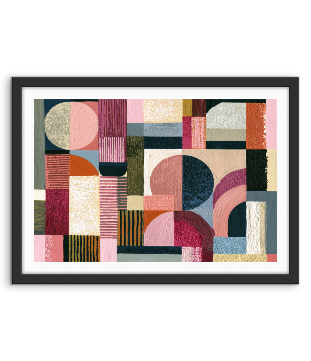 xxxx by IHeartStudio - Colourful Geometric Canvas Print
