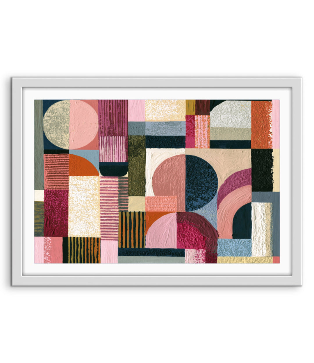 xxxx by IHeartStudio - Colourful Geometric Canvas Print