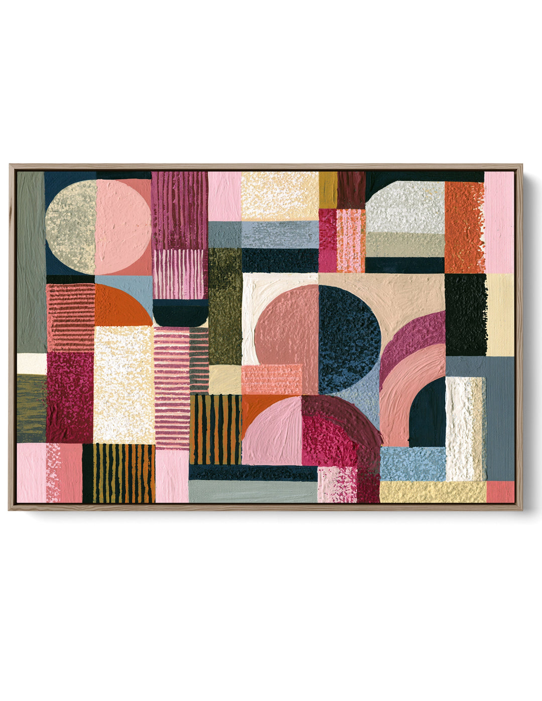 xxxx by IHeartStudio - Colourful Geometric Canvas Print