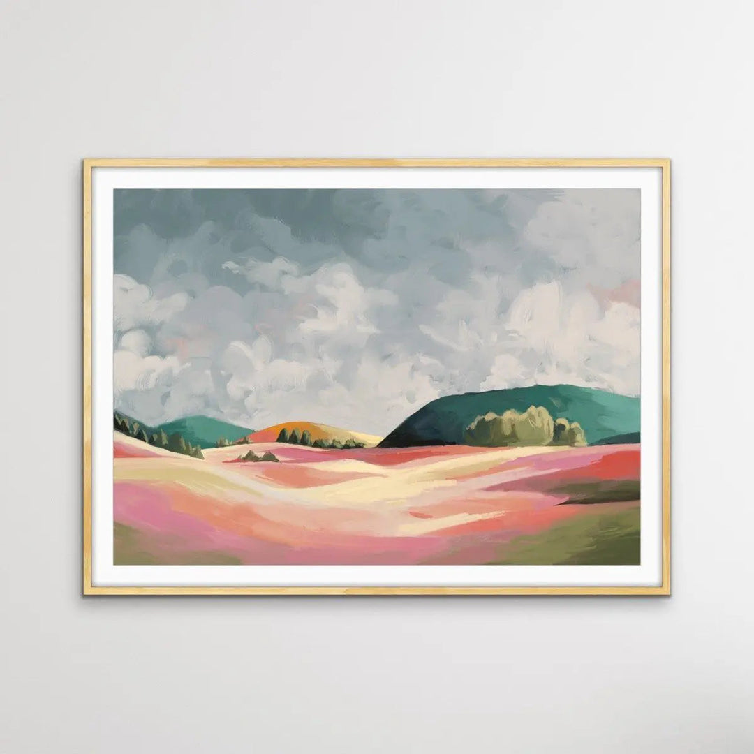 A Country Drive - Australian Landscape Artwork - I Heart Wall Art - Poster Print, Canvas Print or Framed Art Print
