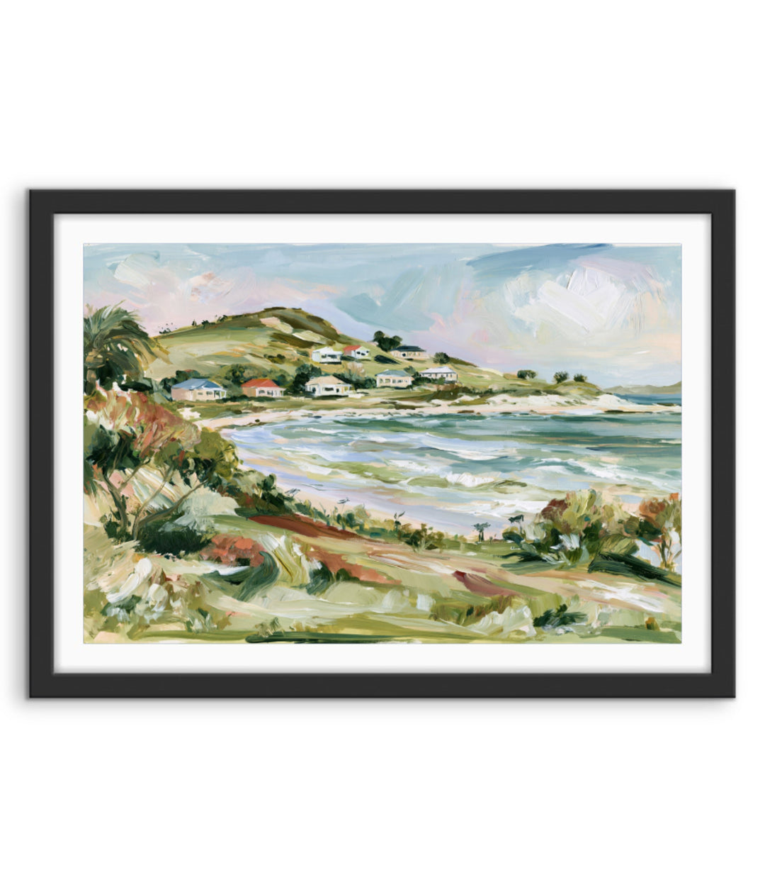 A Gentle Coast by IHeartStudio - Australian Contemporary Coastal Landscape Canvas Print