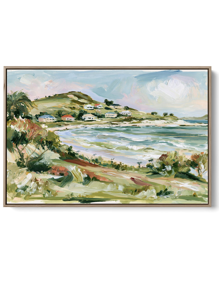 A Gentle Coast by IHeartStudio - Australian Contemporary Coastal Landscape Canvas Print