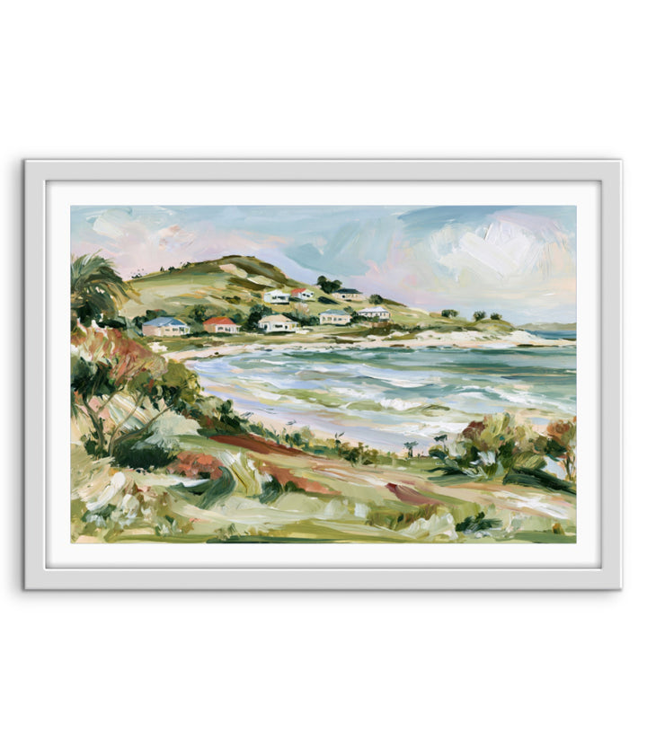 A Gentle Coast by IHeartStudio - Australian Contemporary Coastal Landscape Canvas Print