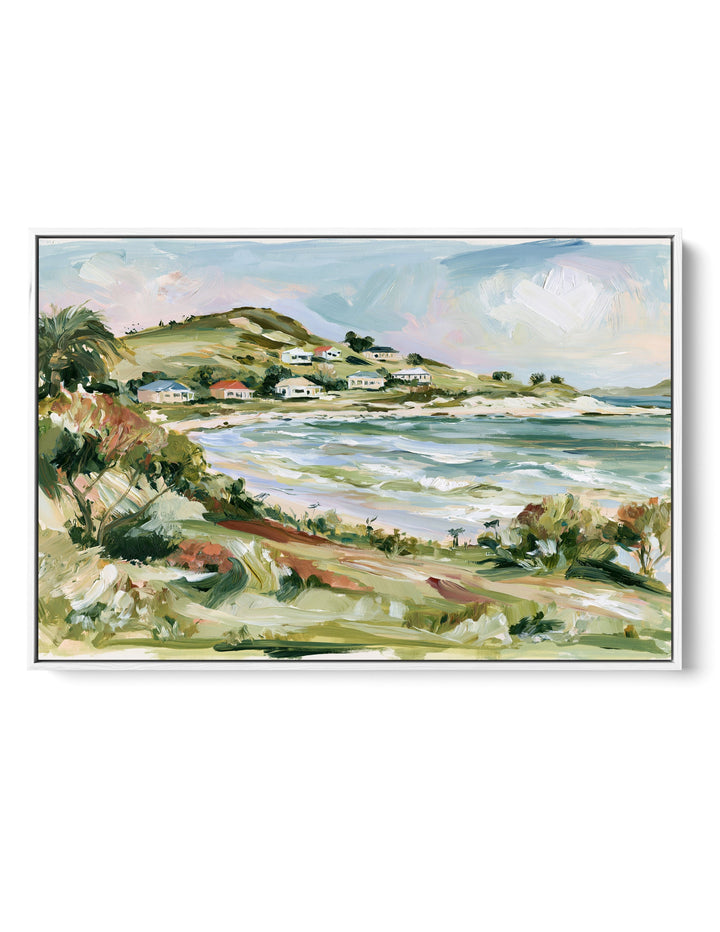 A Gentle Coast by IHeartStudio - Australian Contemporary Coastal Landscape Canvas Print
