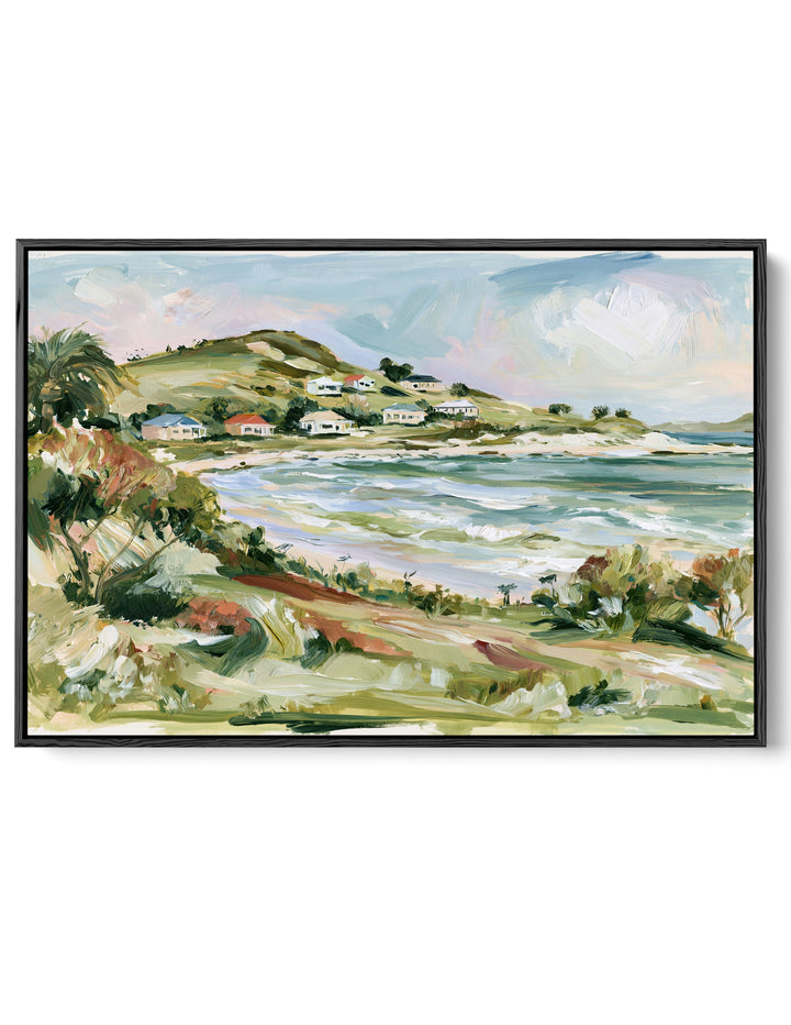 A Gentle Coast by IHeartStudio - Australian Contemporary Coastal Landscape Canvas Print