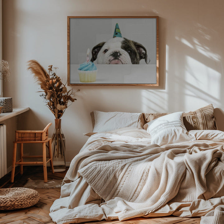 A Little Birthday - Stretched Canvas, Poster or Fine Art Print I Heart Wall Art
