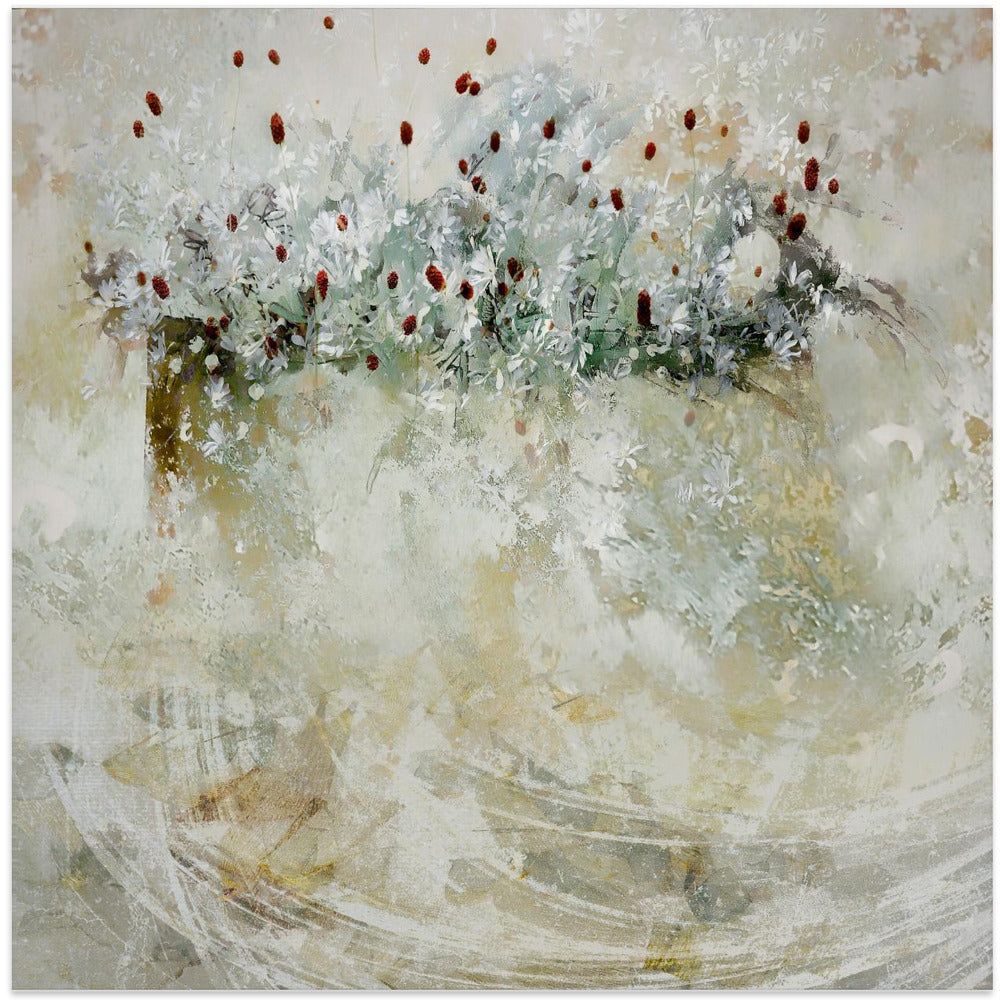 A new day - Square Stretched Canvas, Poster or Fine Art Print I Heart Wall Art