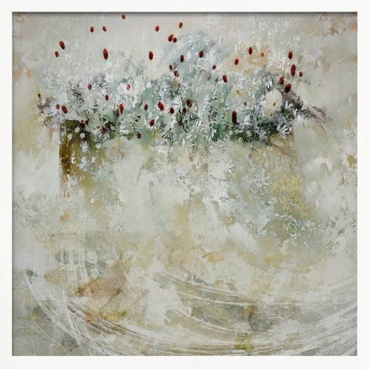 A new day - Square Stretched Canvas, Poster or Fine Art Print I Heart Wall Art