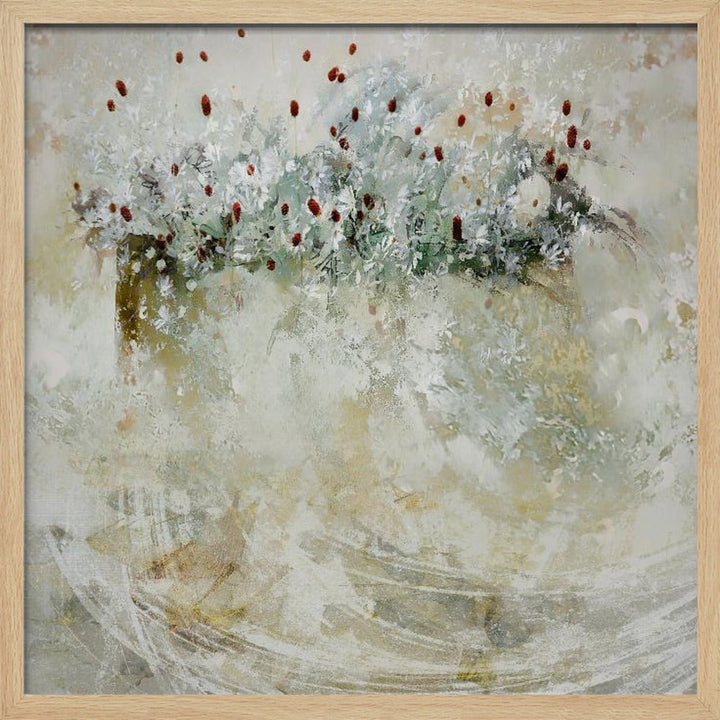 A new day - Square Stretched Canvas, Poster or Fine Art Print I Heart Wall Art
