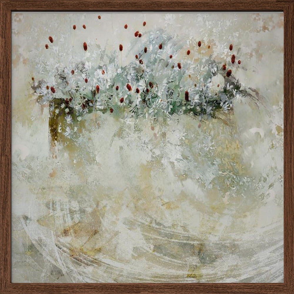 A new day - Square Stretched Canvas, Poster or Fine Art Print I Heart Wall Art