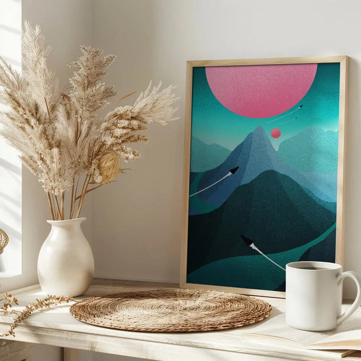 A New Home - Stretched Canvas, Poster or Fine Art Print I Heart Wall Art
