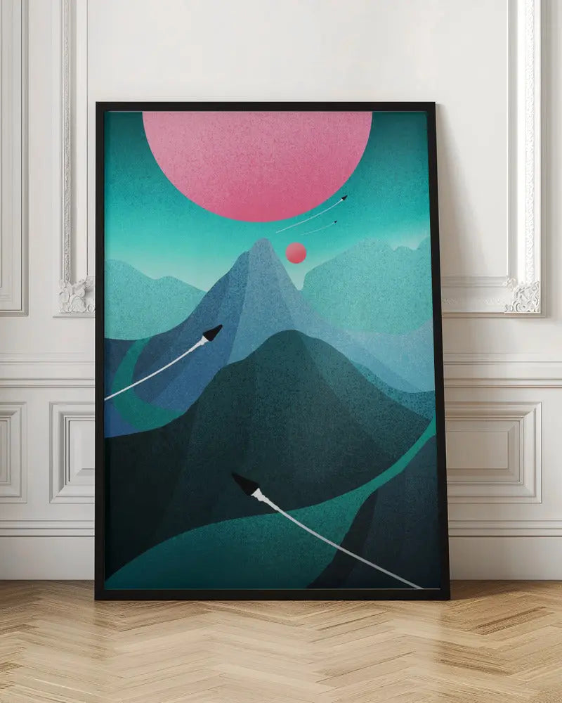 A New Home - Stretched Canvas, Poster or Fine Art Print I Heart Wall Art