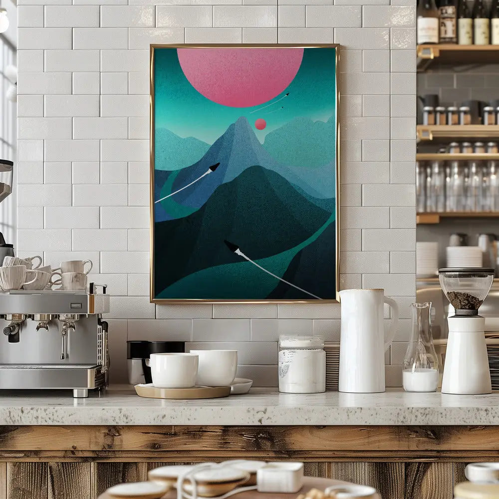 A New Home - Stretched Canvas, Poster or Fine Art Print I Heart Wall Art