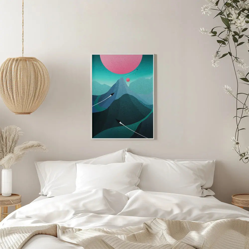 A New Home - Stretched Canvas, Poster or Fine Art Print I Heart Wall Art