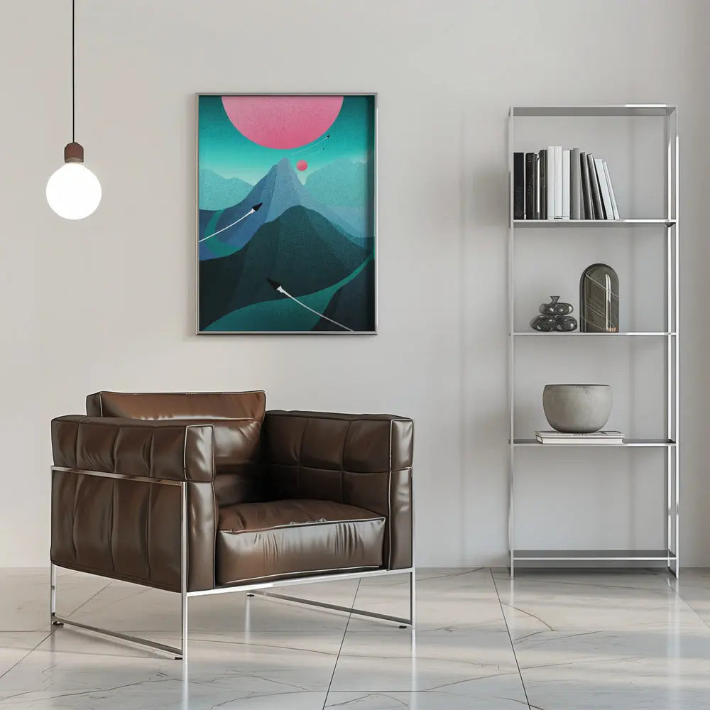 A New Home - Stretched Canvas, Poster or Fine Art Print I Heart Wall Art