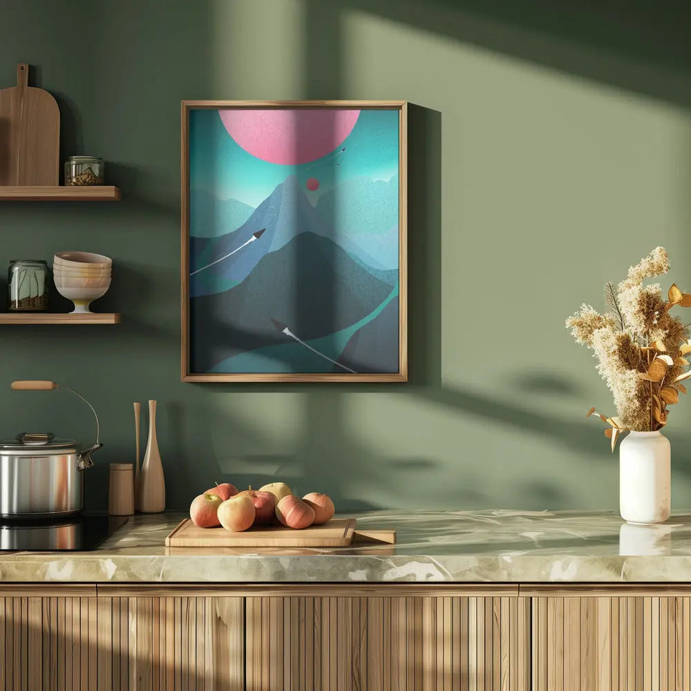 A New Home - Stretched Canvas, Poster or Fine Art Print I Heart Wall Art