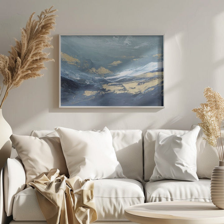 A Peaceful Seascape - Stretched Canvas, Poster or Fine Art Print - I Heart Wall Art - Poster Print, Canvas Print or Framed Art Print