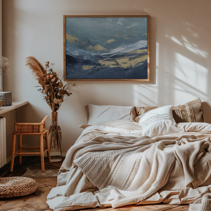 A Peaceful Seascape - Stretched Canvas, Poster or Fine Art Print - I Heart Wall Art - Poster Print, Canvas Print or Framed Art Print