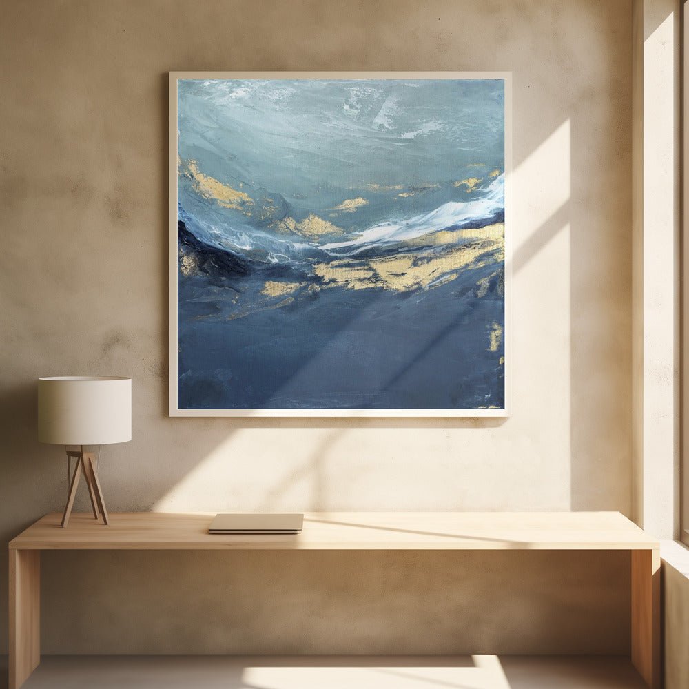 A Peaceful Seascape - Stretched Canvas, Poster or Fine Art Print - I Heart Wall Art - Poster Print, Canvas Print or Framed Art Print