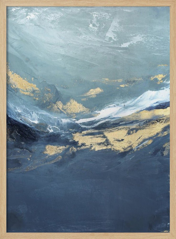 A Peaceful Seascape - Stretched Canvas, Poster or Fine Art Print - I Heart Wall Art - Poster Print, Canvas Print or Framed Art Print