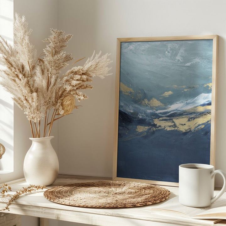 A Peaceful Seascape - Stretched Canvas, Poster or Fine Art Print - I Heart Wall Art - Poster Print, Canvas Print or Framed Art Print