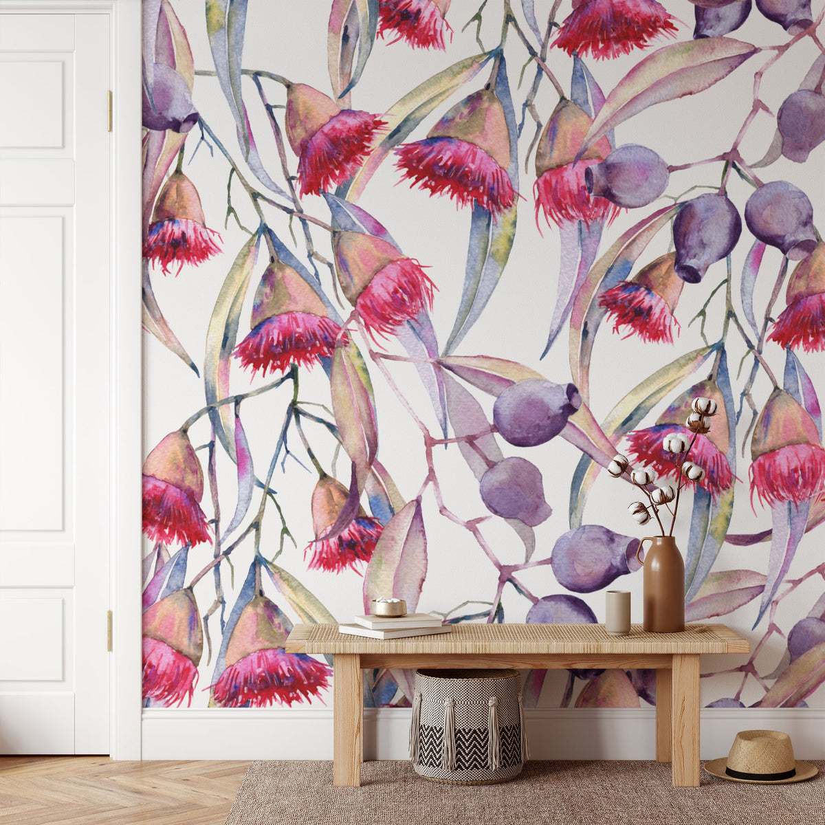 A Perfect Native Garden - Australian Watercolour Easy Wallpaper