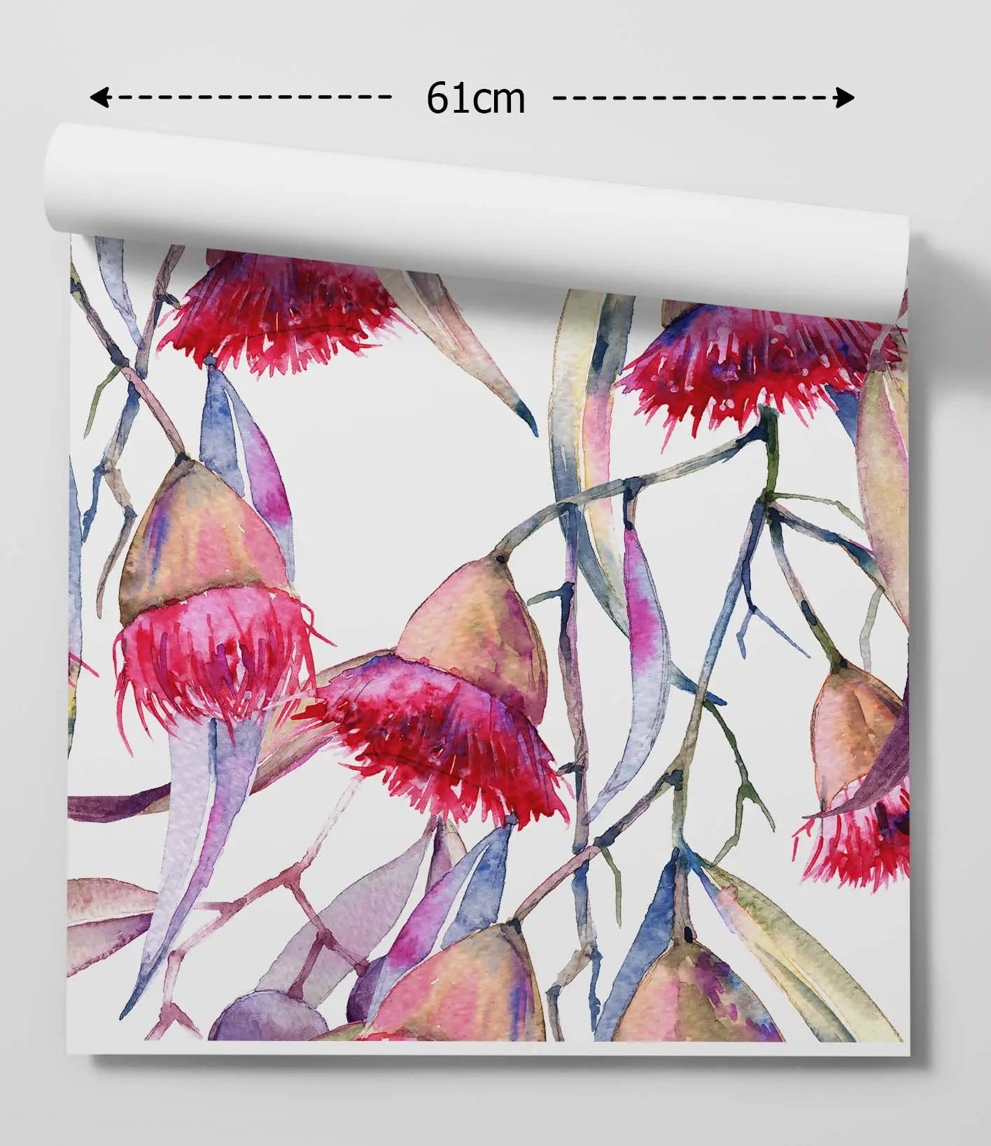 A Perfect Native Garden - Australian Native Garden Watercolour Easy Wallpaper I Heart Wall Art Australia 