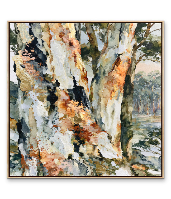 A Place to Wander II by IHeartStudio - Australian Eucalypt Bark Canvas Print