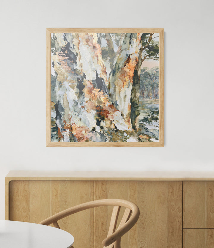 A Place to Wander II by IHeartStudio - Australian Eucalypt Bark Canvas Print