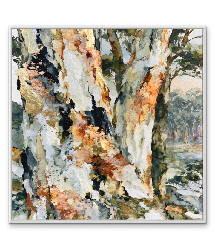A Place to Wander II by IHeartStudio - Australian Eucalypt Bark Canvas Print