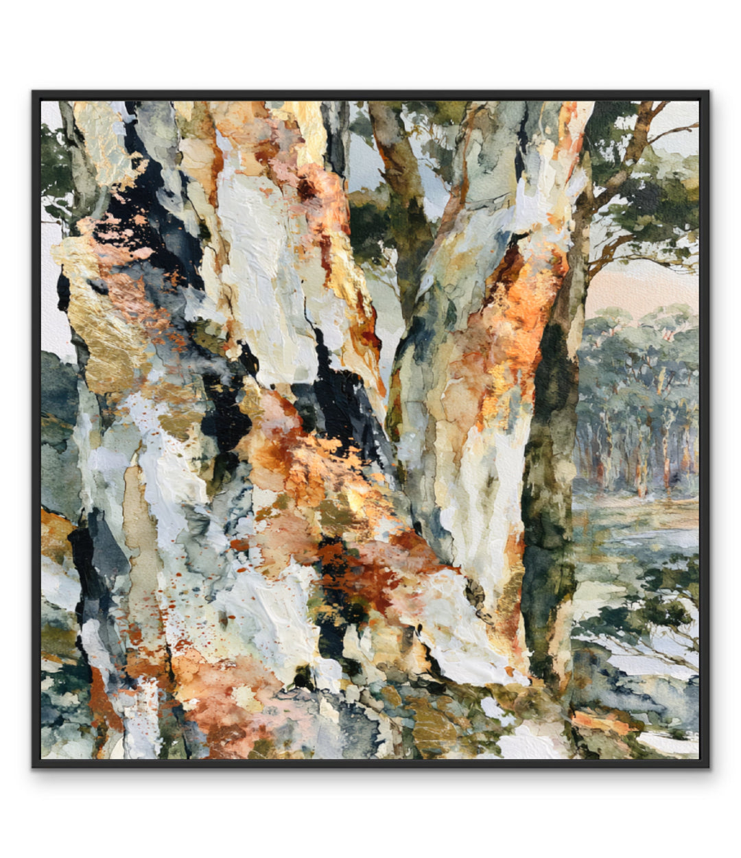 A Place to Wander II by IHeartStudio - Australian Eucalypt Bark Canvas Print