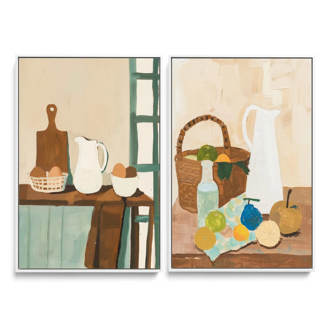 A Quiet Life-  Stretched Canvas Print or Framed Fine Art Print - Artwork I Heart Wall Art Australia