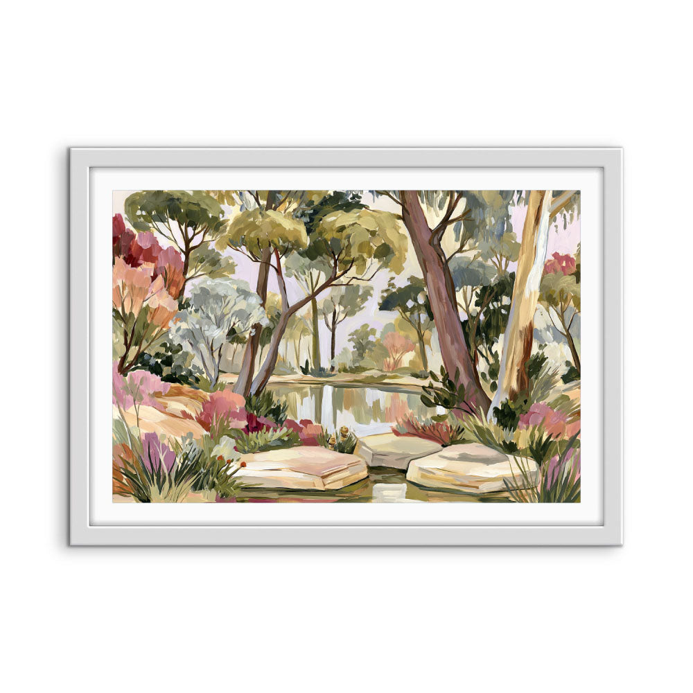 A Resting Place by IHeartStudio - Australian Eucalyptus Bush Garden Nature Canvas Art Print